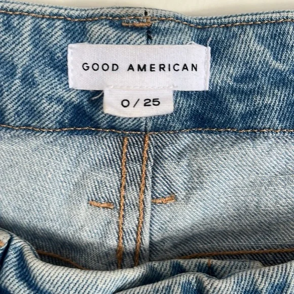 Good American Good Girlfriend High jeans Sz. 0/25 - Picture 3 of 14